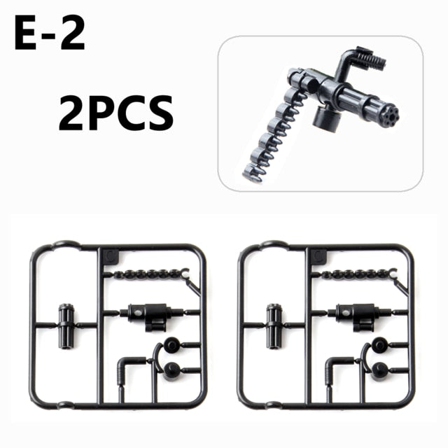 LEGO City Police Military Swat Gun Weapons Pack Army soldiers Figure with Weapon building blocks