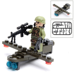 LEGO City Police Military Swat Gun Weapons Pack Army soldiers Figure with Weapon building blocks