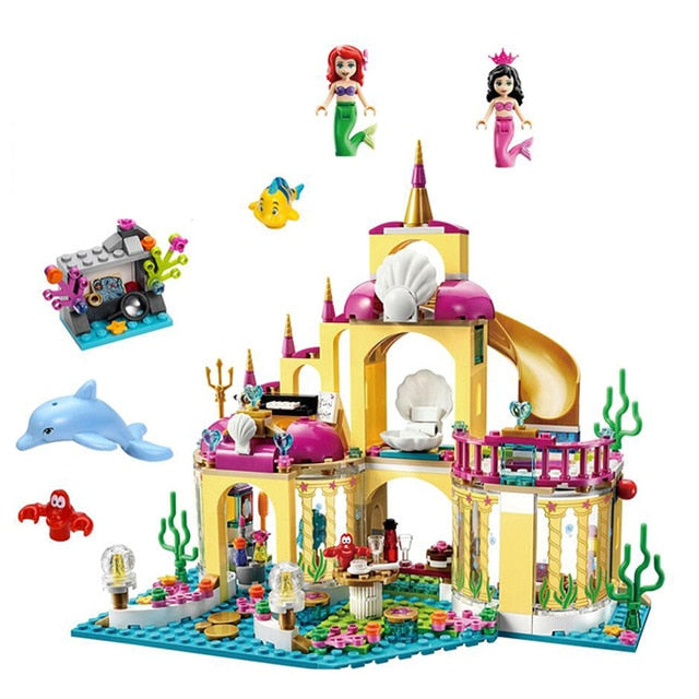 LEGO City Friend princess Ariel's Undersea Palace with Mermaid Ariel and Alana