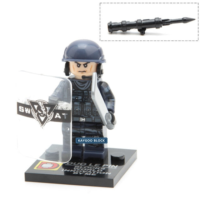 LEGO Military Swat Police Gun Weapons Pack Army soldiers