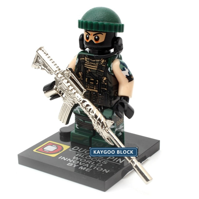 LEGO Military Swat Police Gun Weapons Pack Army soldiers