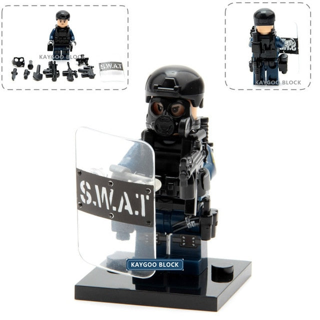 LEGO Military Swat Police Gun Weapons Pack Army soldiers