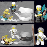 LEGO Ninjago Blocks Jay Nya Cole Lloyd Zane Pythor Master