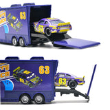 Disney Pixar Cars 2 3 Car Toys 2Pcs/Set McQueen Mack Uncle Jimmy The King Jackson Storm 1:55 Diecast Metal Alloy Model Toys Boys