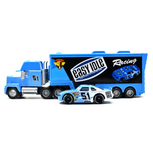 Disney Pixar Cars 2 3 Car Toys 2Pcs/Set McQueen Mack Uncle Jimmy The King Jackson Storm 1:55 Diecast Metal Alloy Model Toys Boys