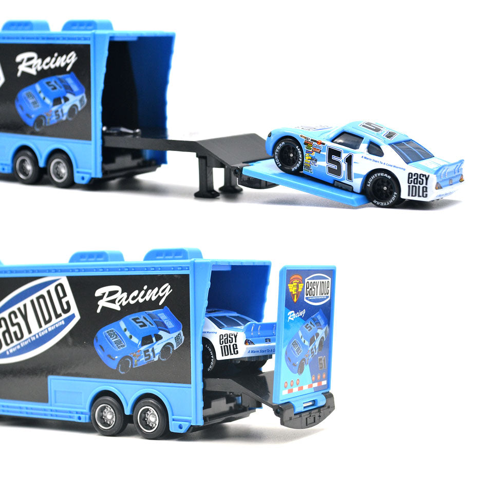 Disney Pixar Cars 2 3 Car Toys 2Pcs/Set McQueen Mack Uncle Jimmy The King Jackson Storm 1:55 Diecast Metal Alloy Model Toys Boys