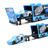 Disney Pixar Cars 2 3 Car Toys 2Pcs/Set McQueen Mack Uncle Jimmy The King Jackson Storm 1:55 Diecast Metal Alloy Model Toys Boys