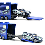 Disney Pixar Cars 2 3 Car Toys 2Pcs/Set McQueen Mack Uncle Jimmy The King Jackson Storm 1:55 Diecast Metal Alloy Model Toys Boys