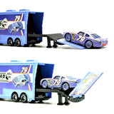 Disney Pixar Cars 2 3 Car Toys 2Pcs/Set McQueen Mack Uncle Jimmy The King Jackson Storm 1:55 Diecast Metal Alloy Model Toys Boys