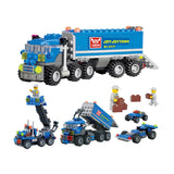 LEGO 163pcs DIY Transport Dumper Truck Assembling Toys Small Particles Building Blocks Educational  Brinquedos legoeings