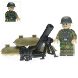 LEGO WW2 Russian Italy US germans British military army soldiers building blocks diy mini brick figures