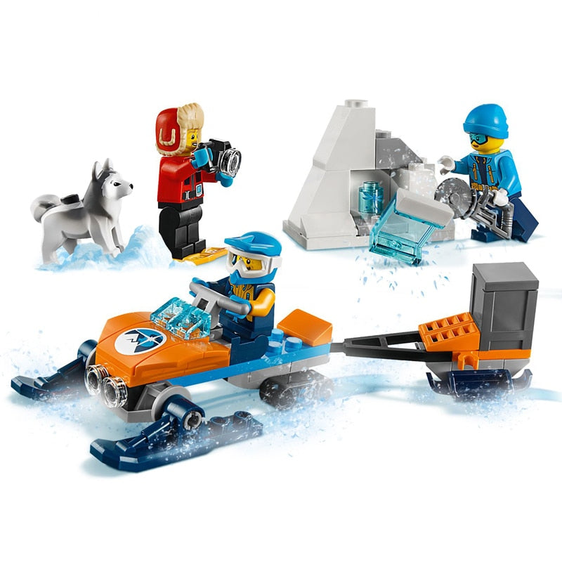 LEGO City Arctic Sets Mobile Exploration Base 60192 60193 60194 60195 60196 Model Building Kits Blocks Bricks Toys