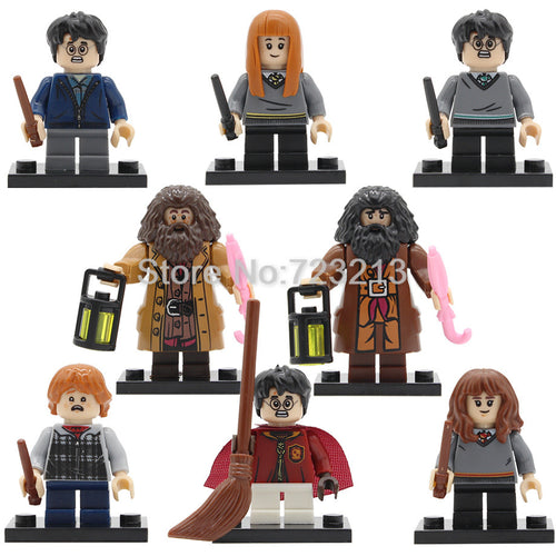 LEGO Harry Potter Figure Rubeus Hagrid Short Leg Ron Hermione