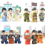 LEGO Military SWAT Police City Minifigs Model building Kits 2018 New Legoing Technic City Friends Police Figures