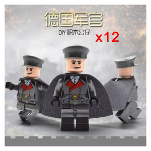 LEGO Military Series Soldier Action Figures With Guns Weapons Ww2  SWAT Armed Forces Building Blocks World War