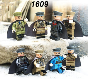 LEGO Military Series Soldier Action Figures With Guns Weapons Ww2  SWAT Armed Forces Building Blocks World War