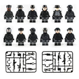 LEGO Military Series Soldier Action Figures With Guns Weapons Ww2  SWAT Armed Forces Building Blocks World War