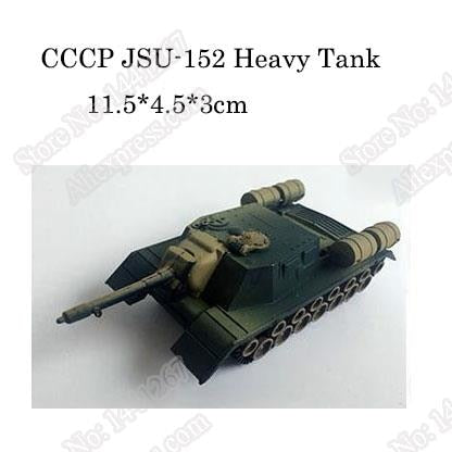 1:72 4D Plastic Assemble Tank Kits World War II Model Puzzle Assembling Military Sand Table Toys