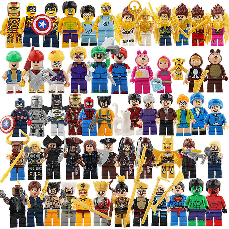 LEGO 8PCS Technic Figures Building Blocks Set 2018 New DIY Educational Assembling toys fo r Children