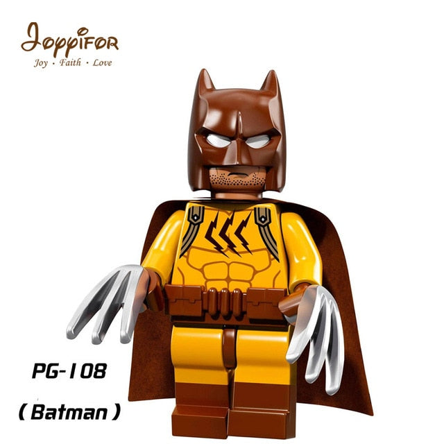 LEGO super hero Compatible LegoINGlys NinjagoINGly Shark man bath man super boss serial Building Blocks Ninja Toys