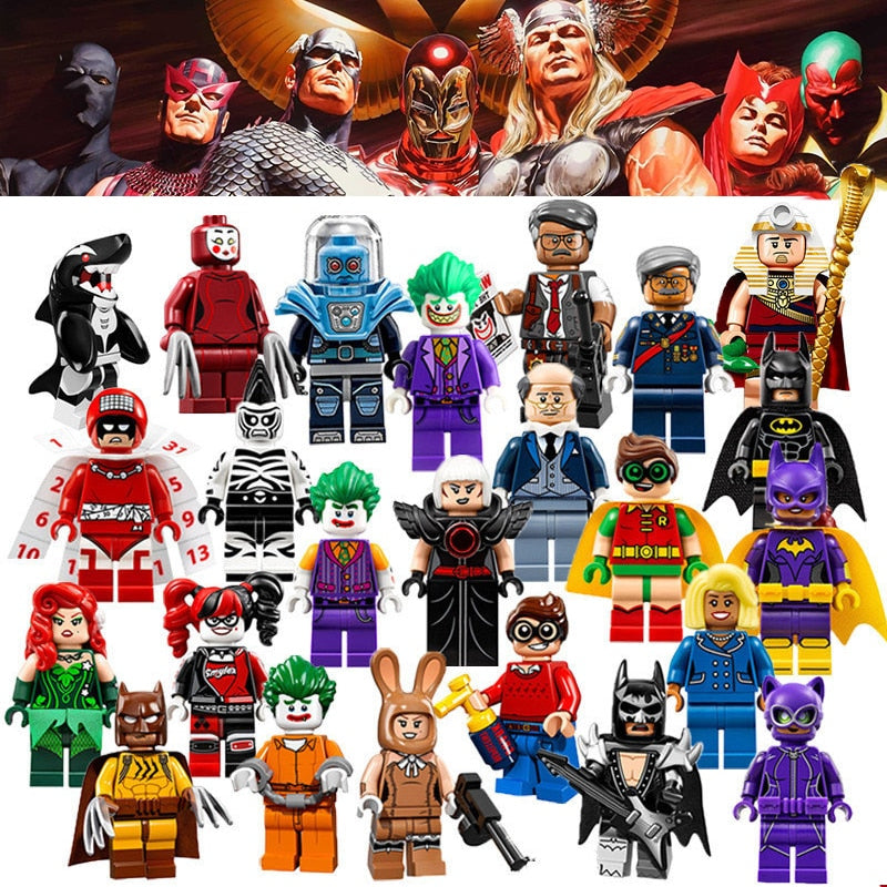 LEGO Super Heroes Catwoman Robin Batman Movie Figures Poison Harley Quinn