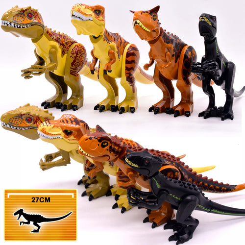 Brutal Raptor Building Jurassic Blocks World 2 Dinosaur Figures Bricks Dino Toys