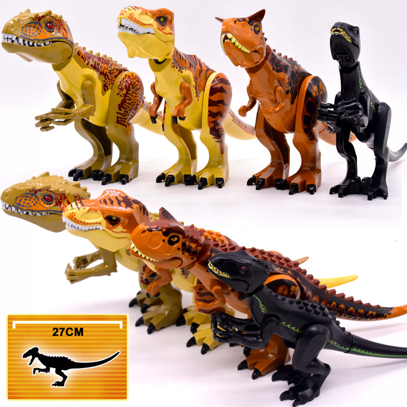 Brutal Raptor Building Jurassic Blocks World 2 Dinosaur Figures Bricks Dino Toys