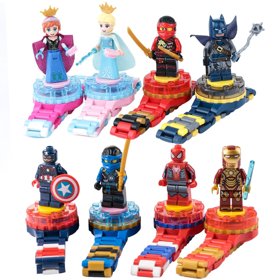 LEGO Super Hero Watch Building blocks Ninjagoed Marveling Avengers Figures Bricks Toys