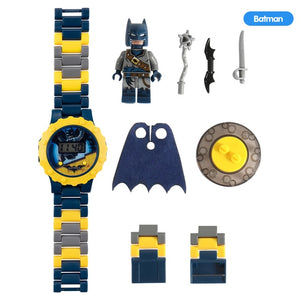 LEGO Super Hero Watch Building blocks Ninjagoed Marveling Avengers Figures Bricks Toys