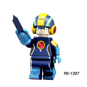 LEGO Super Heroes MEGA MAN Yuanzu Rockman Ax light hot bucket Meteor