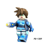 LEGO Super Heroes MEGA MAN Yuanzu Rockman Ax light hot bucket Meteor