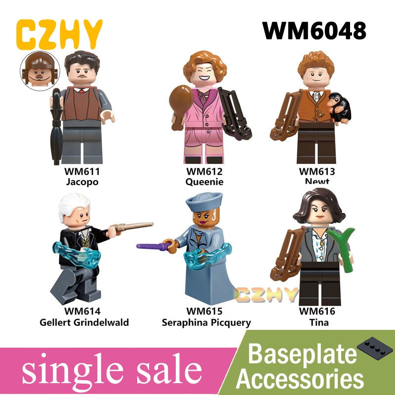 LEGO Fantastic Beasts Jacopo Queenie Newt Gellert Grindelwald Seraphina Picquery Tina