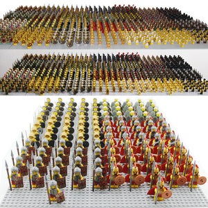 LEGO 21pcs/lot Crusader Rome Commander Soldiers Medieval Knights Army Group toys figure c