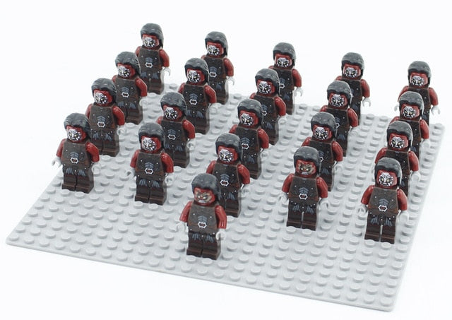 LEGO 21pcs/lot Crusader Rome Commander Soldiers Medieval Knights Army Group toys figure c