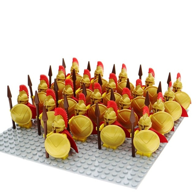 LEGO 21pcs/lot Crusader Rome Commander Soldiers Medieval Knights Army Group toys figure c