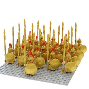 LEGO 21pcs/lot Crusader Rome Commander Soldiers Medieval Knights Army Group toys figure c