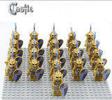 LEGO 21pcs/lot Crusader Rome Commander Soldiers Medieval Knights Army Group toys figure c