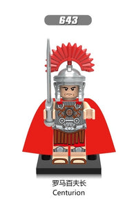 LEGO 21pcs/lot Crusader Rome Commander Soldiers Medieval Knights Army Group toys figure c