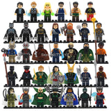 34pcs/lot Super Heroes Figure Set 200+ DC Superman Avengers Justice League X-men Building Blocks Set Batman Thor Toys