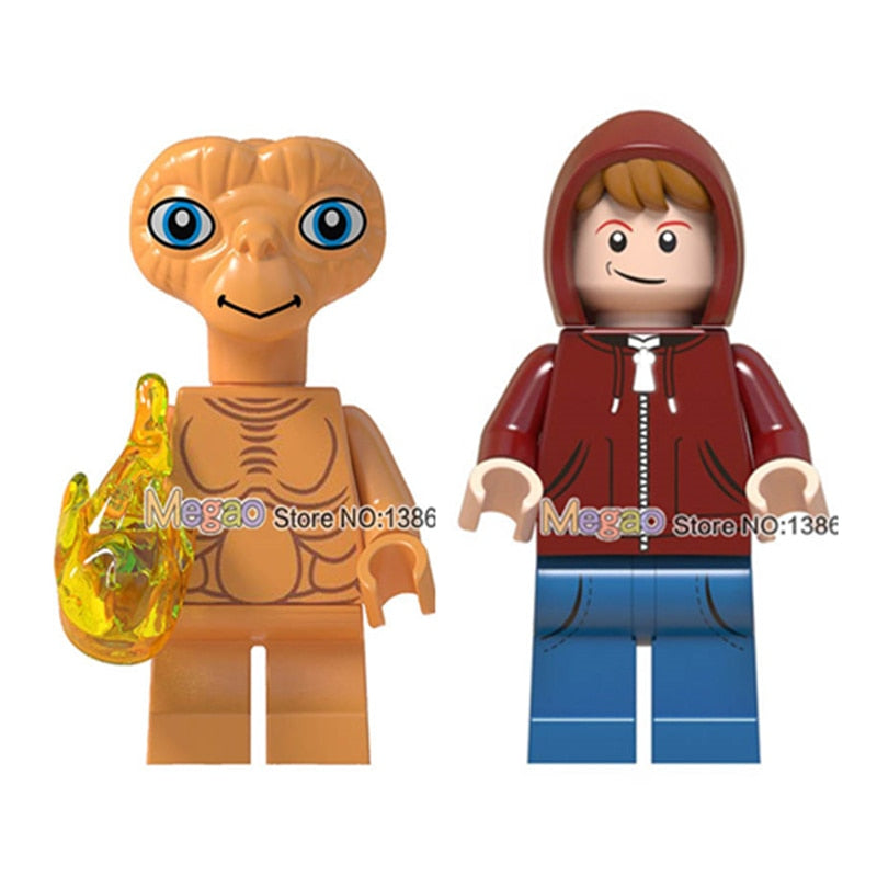 LEGO Figure Alien E.T. the Extra-Terrestrial Established Innocent Friendship With Eliot