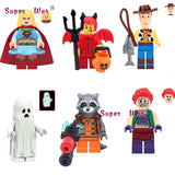 lego Super Heroes Supergirl Little Devil Ghost Vitruvius Rocket Racoon Woody's Story Figure