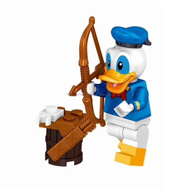 LEGO Movie figures Mickey Mouse and Donald Duck Little fairy Shark