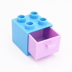 Second Floor House Delivery man Furniture Toys Blocks Building DIY Creative Bricks Baby Toys Educational