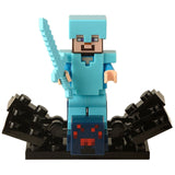 Minecraft My World Steve Alex Reuben Zombie Action Figures Building Blocks Educational Toys For Kids Minecrafts