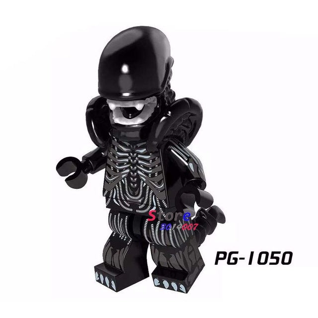 LEGO baby action figure Movie Series Alien vs. Predator Godzilla Giant Monster building blocks model bricks toys for children