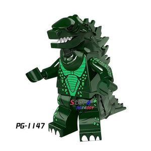 LEGO baby action figure Movie Series Alien vs. Predator Godzilla Giant Monster building blocks model bricks toys for children