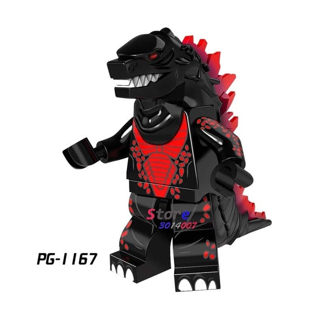 LEGO baby action figure Movie Series Alien vs. Predator Godzilla Giant Monster building blocks model bricks toys for children