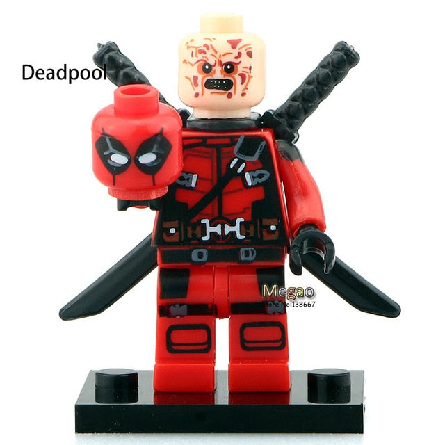 LEGO 280+Single Sale  DC Super heroes  Avengers Batman Joker Harley Quinn X men Building Block Children Toys  Gifts