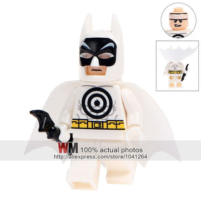 LEGO Rainbow Batman Space Batman Red Son Batman Zebra Batman Super Hero Action Figure Building Blocks