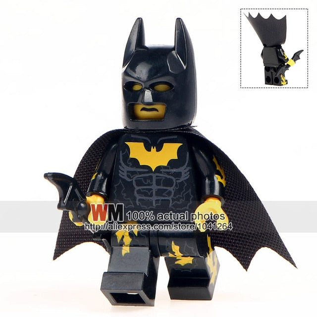 LEGO Rainbow Batman Space Batman Red Son Batman Zebra Batman Super Hero Action Figure Building Blocks